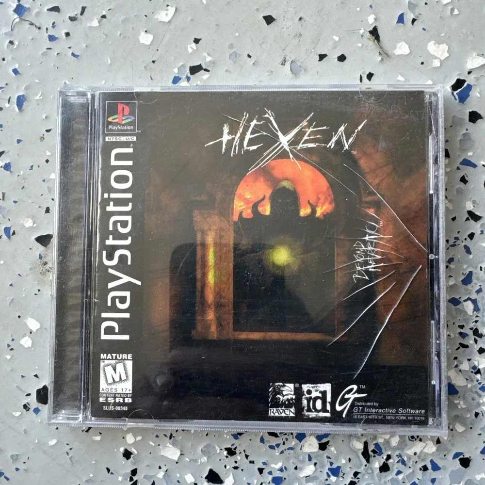 Sony PS1 - Hexen  (1997) - PS1 -‎ Complete/CIB PlayStation- Clean